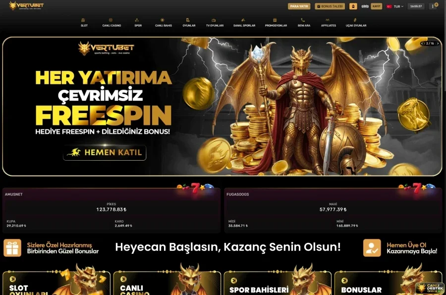 Vertubet ekran görüntüsü